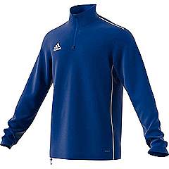 Adidas core 18 1/4 zip training top Navy