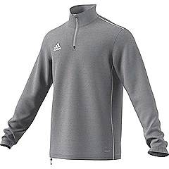 Adidas core 18 1/4 zip training top Stone