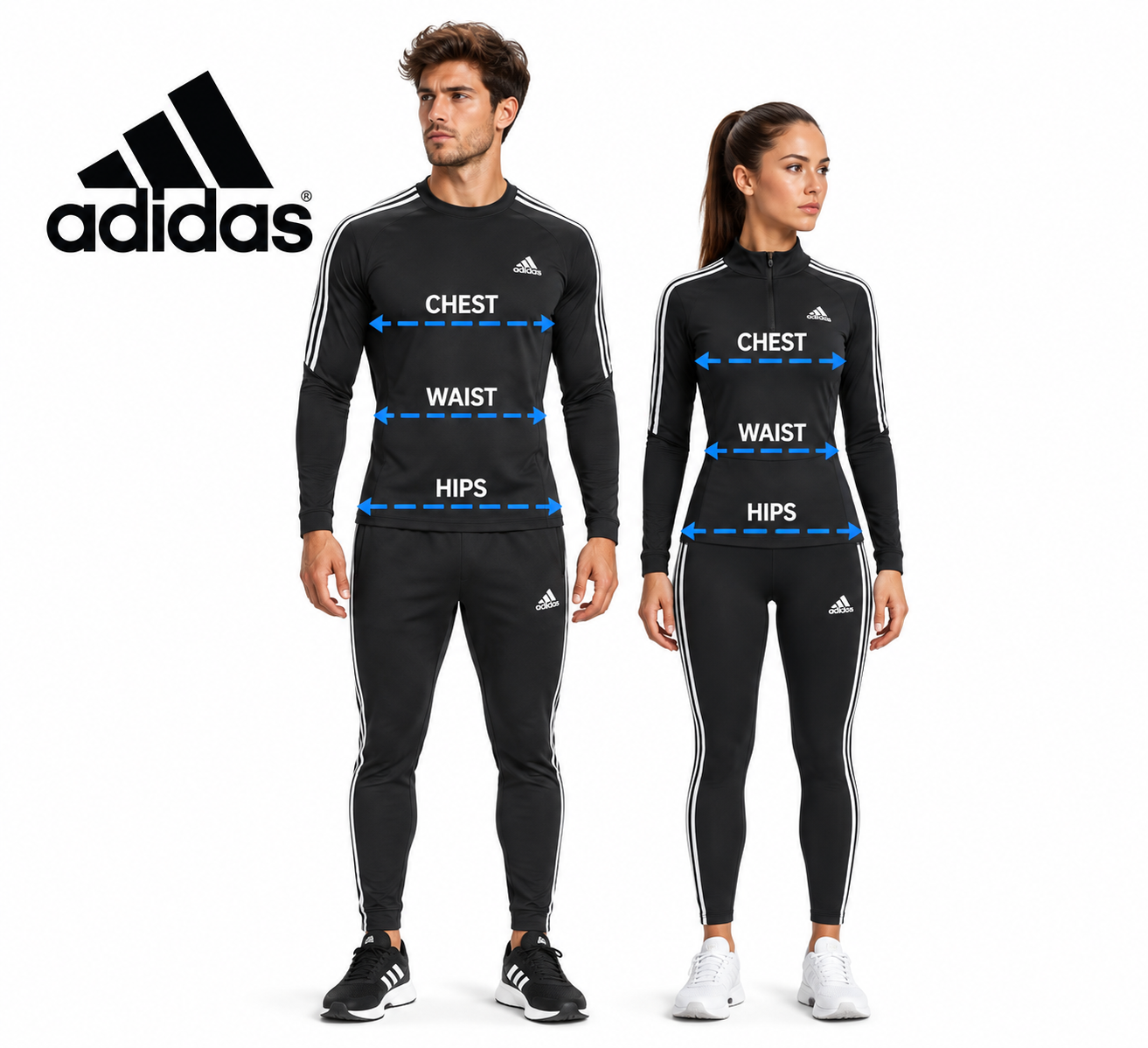 adidas football teamwear size guide
