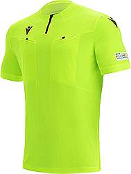 Macron Uefa referee shirt neon yellow