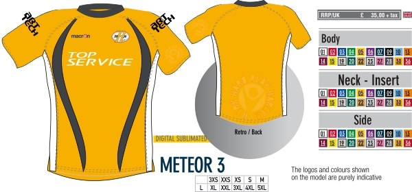 meteor 3 rugby kit