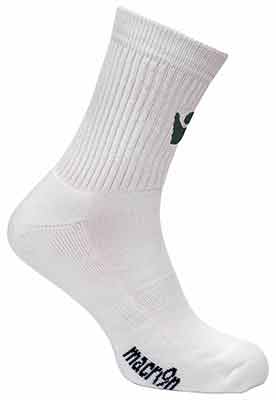 Fixed sports socks white