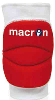 macron wall knee pads red